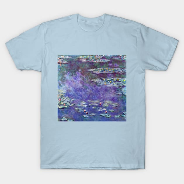 Waterlilies by Claude Monet T-Shirt by MasterpieceCafe